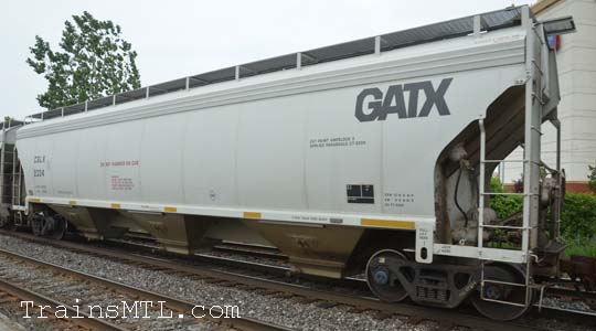 Car/wagon CGLX2334 left side / coté gauche